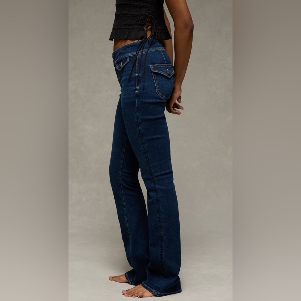 American Eagle Next Level Low-Rise Kick Bootcut Jeans - Picture 5 of 9